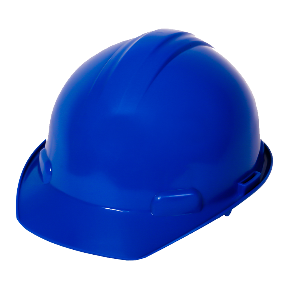 Casco de seguridad dieléctrico Clase E, modelo 2002, con diseño para lluvia y ventilación. A la venta en Tuxtla, San Cristóbal y Tapachula.