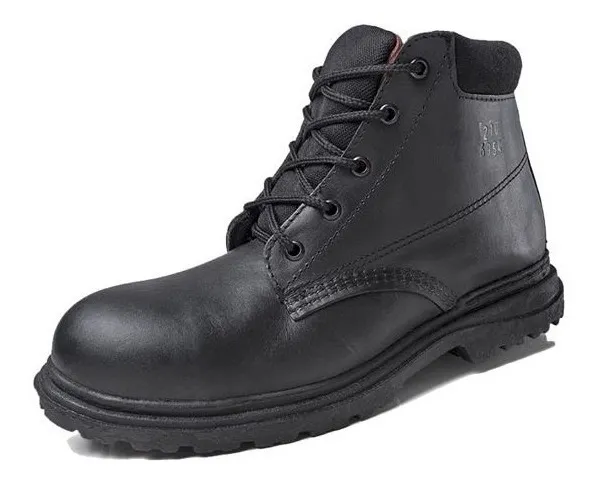 Bota de seguridad ligera y moderna, modelo 210, con casquillo de policarbonato. A la venta en Tuxtla, San Cristóbal y Tapachula.