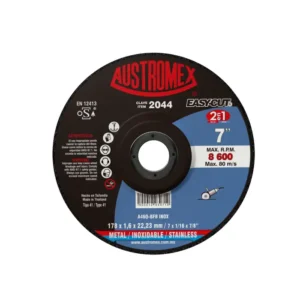 Disco de corte de 4 1/2 pulgadas especializado para aluminio, modelo 2046, con fórmula anti-empaste. A la venta en Tuxtla, San Cristóbal y Tapachula.