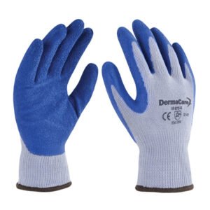 Guante de trabajo versátil MULTIFLEX con palma de látex azul rugoso para un agarre superior. A la venta en Tuxtla, San Cristóbal y Tapachula.