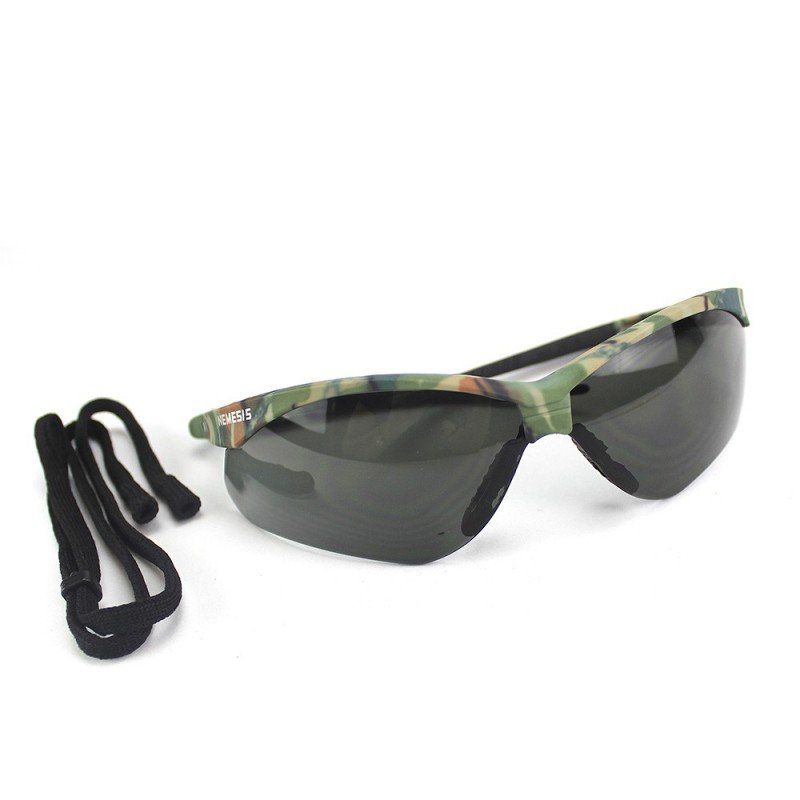 lente-seguridad-nemesis-humo-camuflaje-chiapas Lente de seguridad Nemesis con mica color humo para el sol y un armazón con patrón de camuflaje. A la venta en Tuxtla, San Cristóbal y Tapachula.
