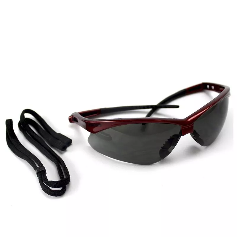 lente-seguridad-nemesis-rojo-humo-camuflaje-chiapas Lente de seguridad Nemesis con mica color humo para el sol y un armazón color rojo. A la venta en Tuxtla, San Cristóbal y Tapachula.