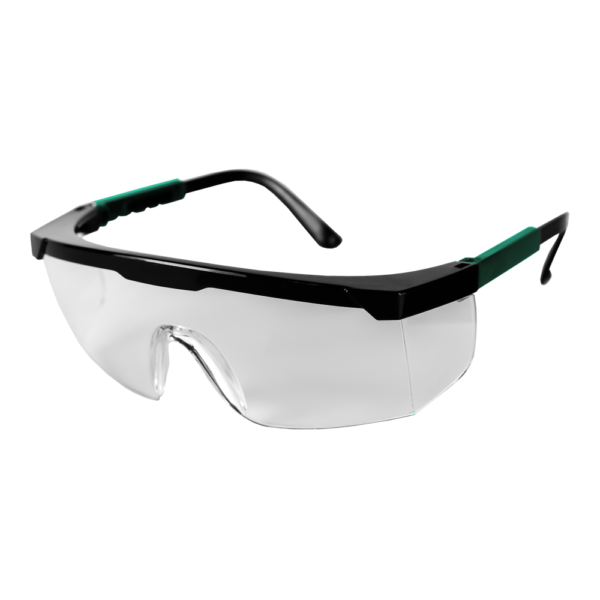 Lente de seguridad Sargento con mica clara y tratamiento antiempaño, ideal para el clima húmedo. A la venta en Tuxtla, San Cristóbal y Tapachula.